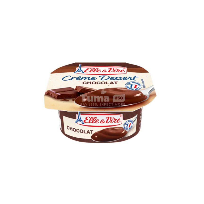 Elle &amp; Vire Yoghurt With Creme Dessert – Chocolate
